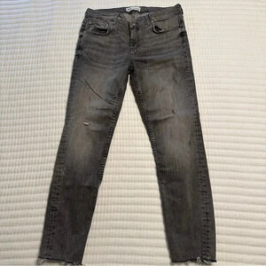 Zara skinny Fit  jeans Gray USA size 12